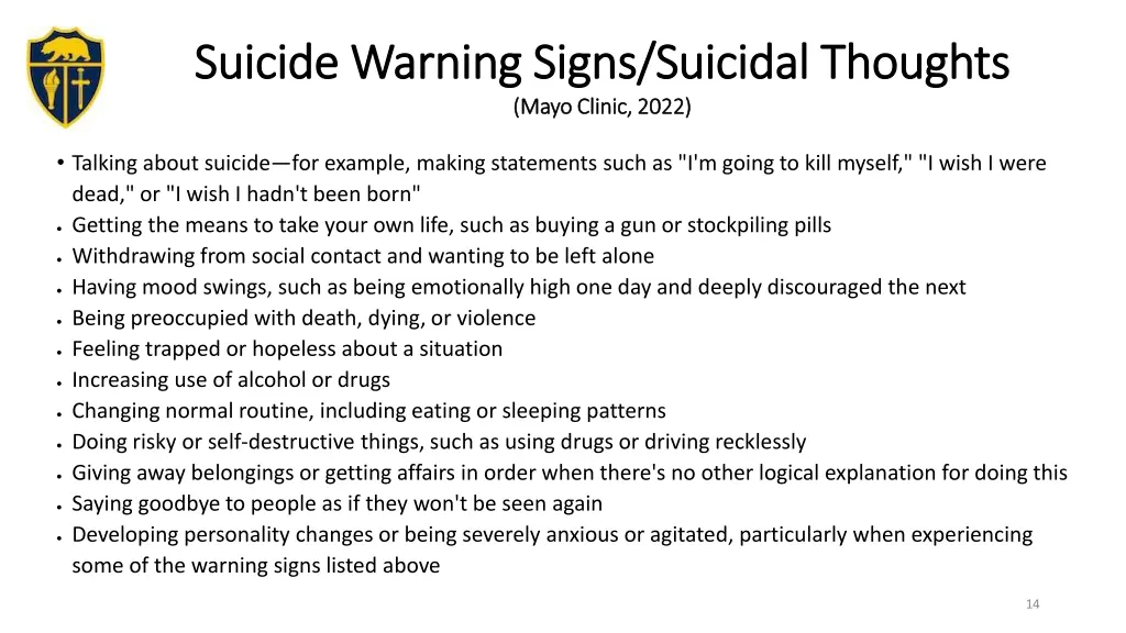suicide warning signs suicidal thoughts suicide