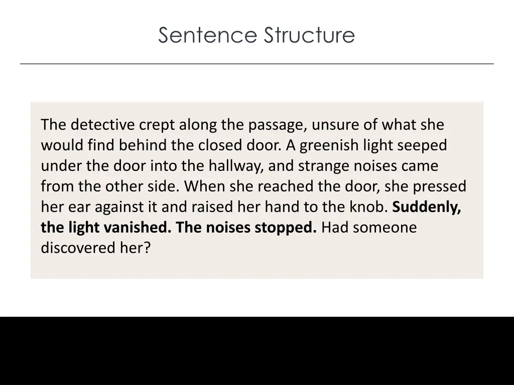 sentence structure 3