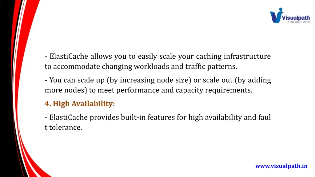 elasticache allows you to easily scale your