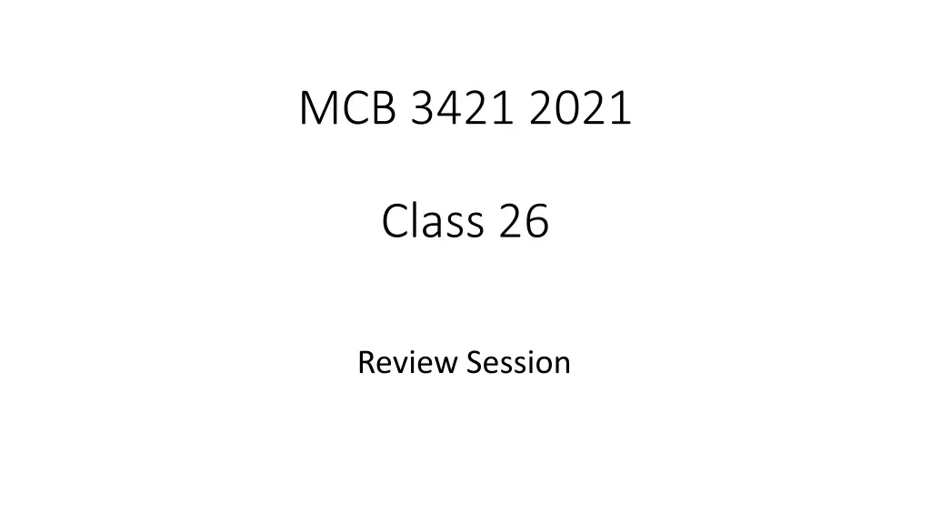mcb 3421 2021