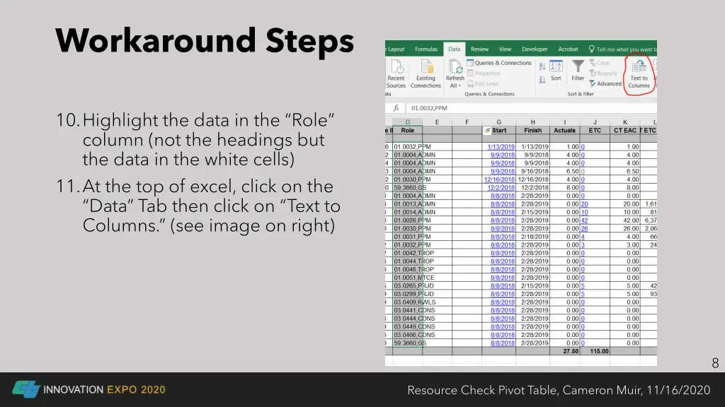 workaround steps 2