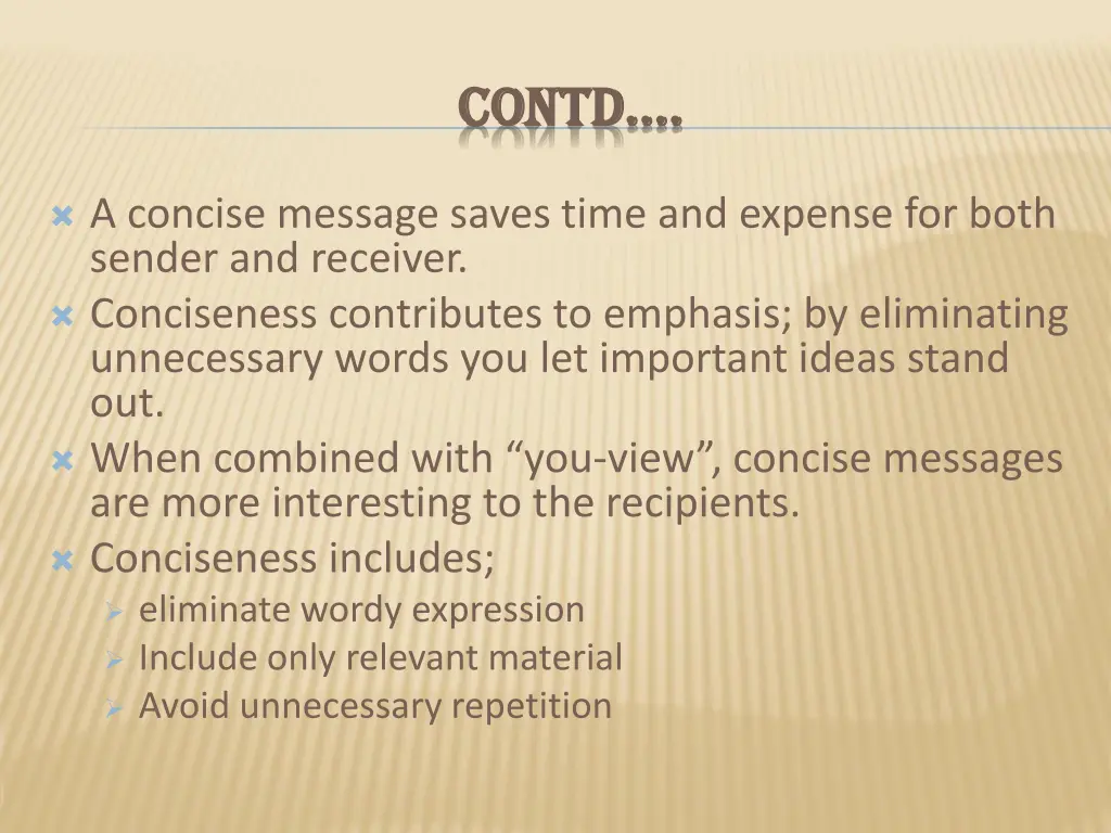 contd contd