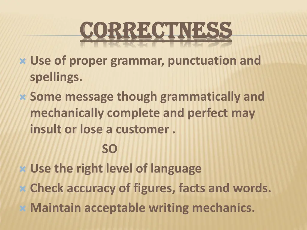 correctness correctness