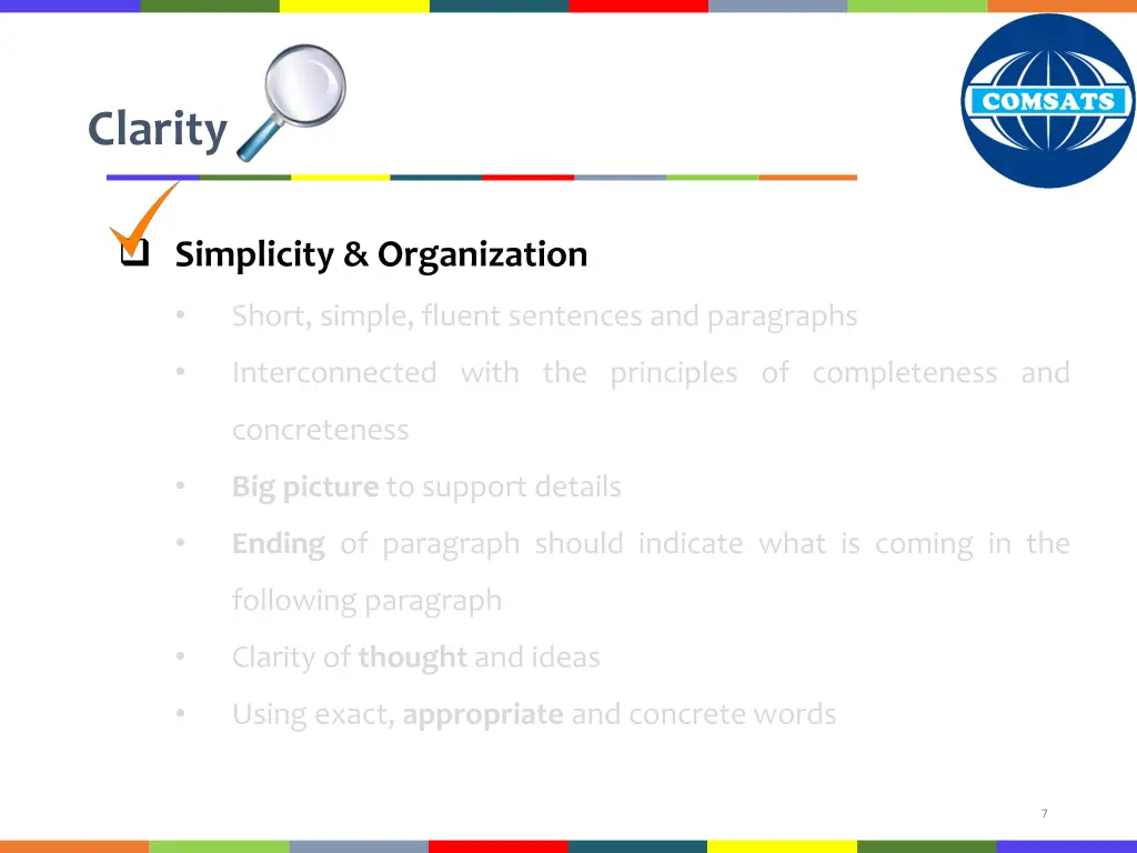 clarity