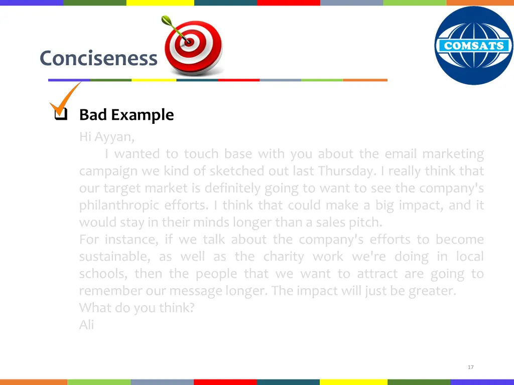 conciseness 4