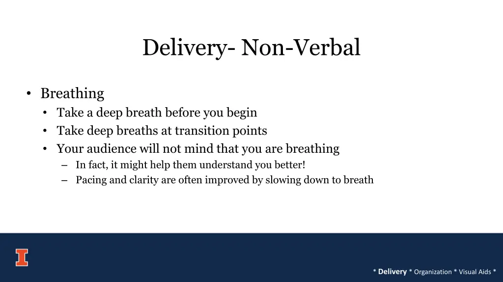 delivery non verbal 1