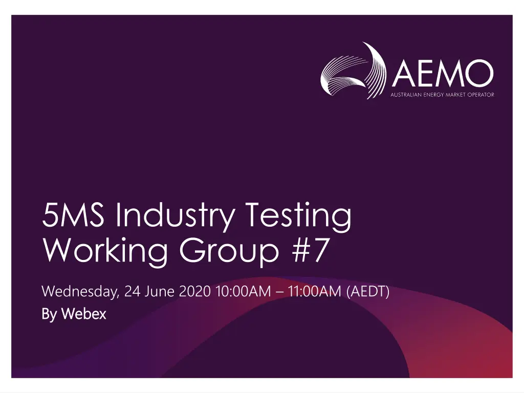5ms industry testing working group 7