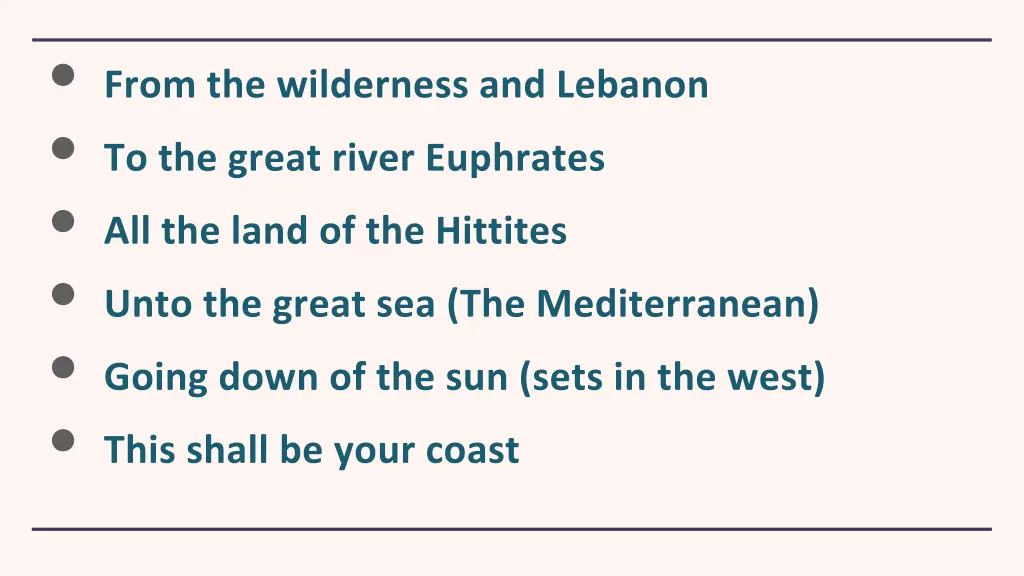from the wilderness and lebanon to the great