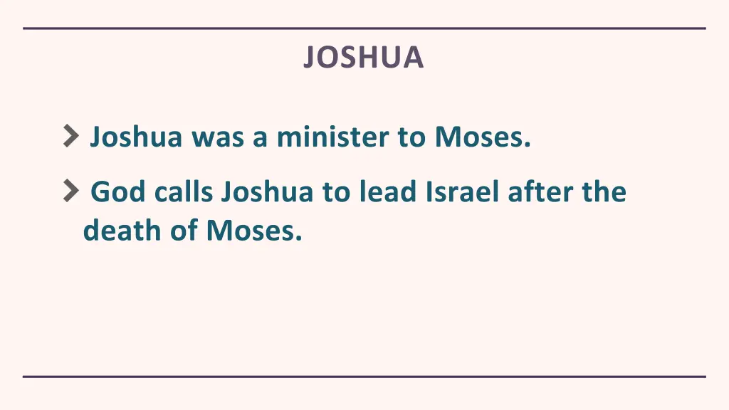 joshua