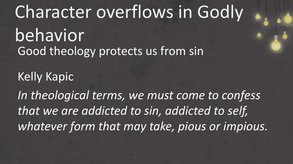 character overflows in godly behavior good 1