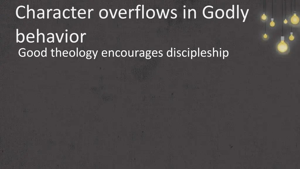 character overflows in godly behavior good 3