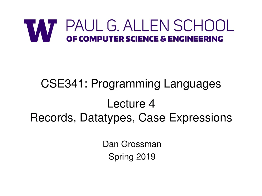 cse341 programming languages