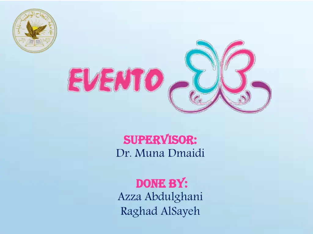 supervisor supervisor dr muna dmaidi