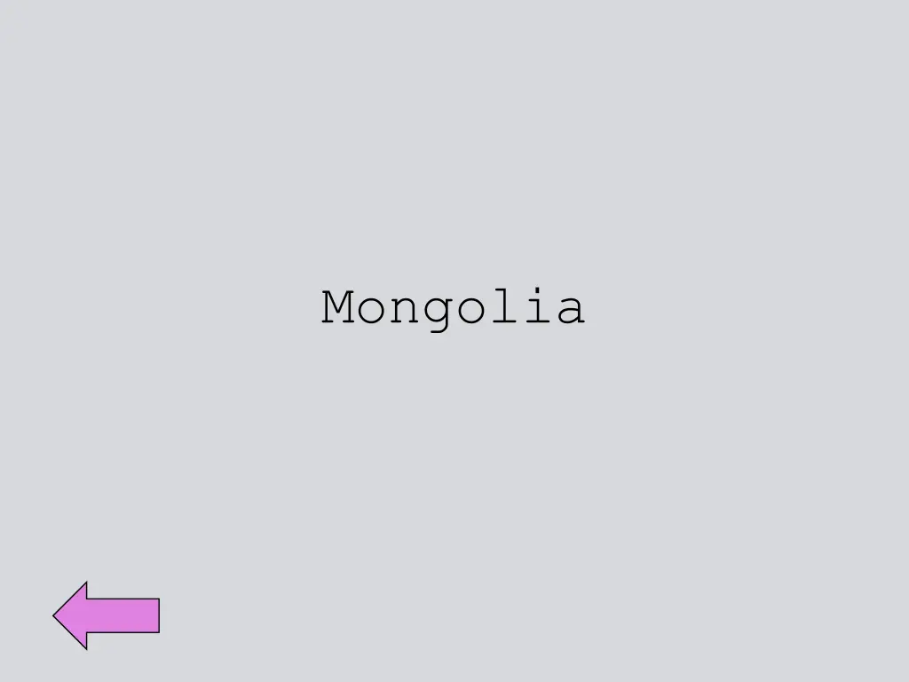 mongolia