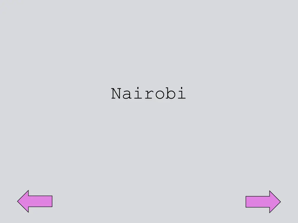 nairobi