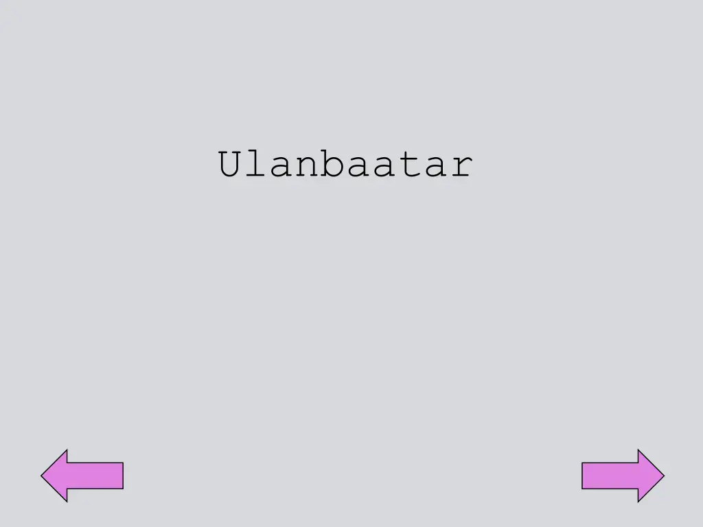 ulanbaatar