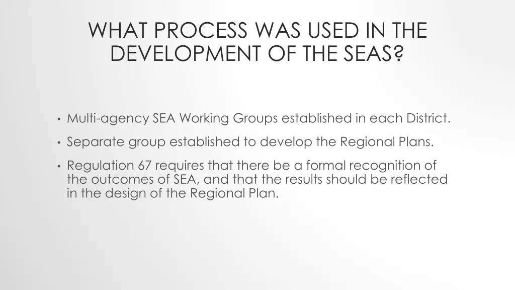 what process was used in the development