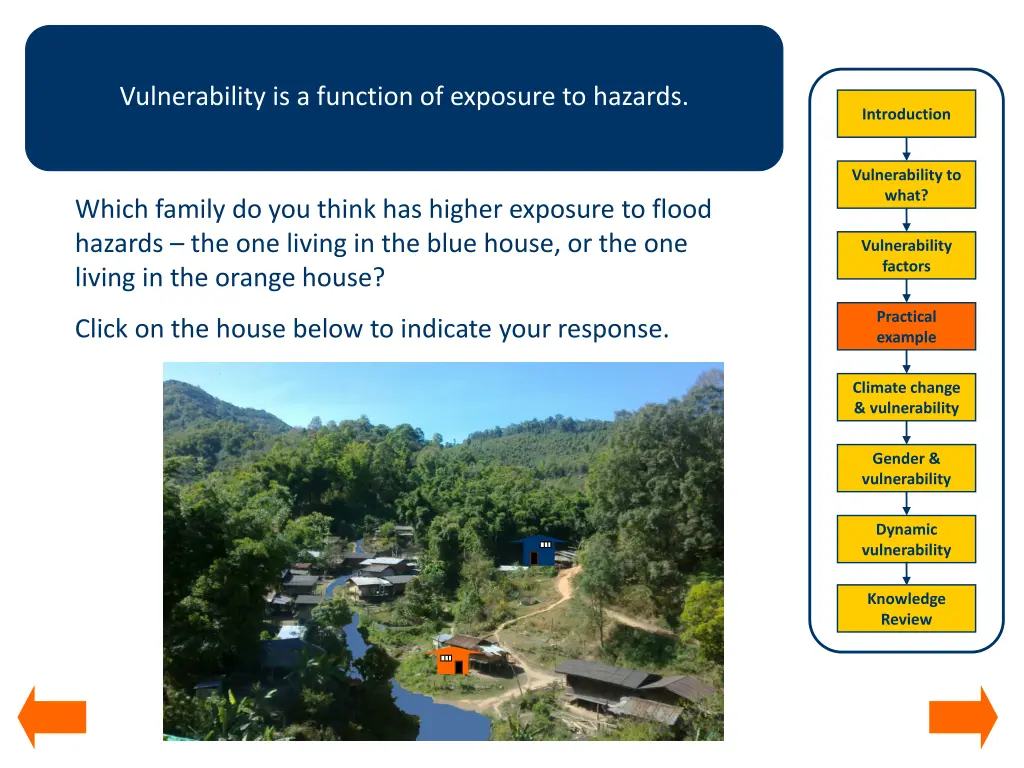vulnerability is a function of exposure to hazards