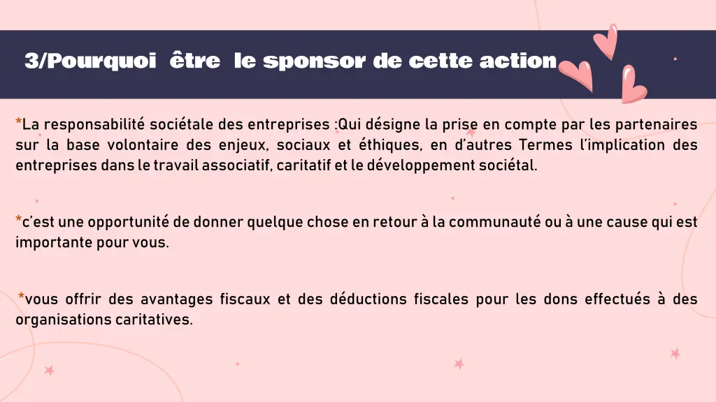 3 pourquoi tre le sponsor de cette action