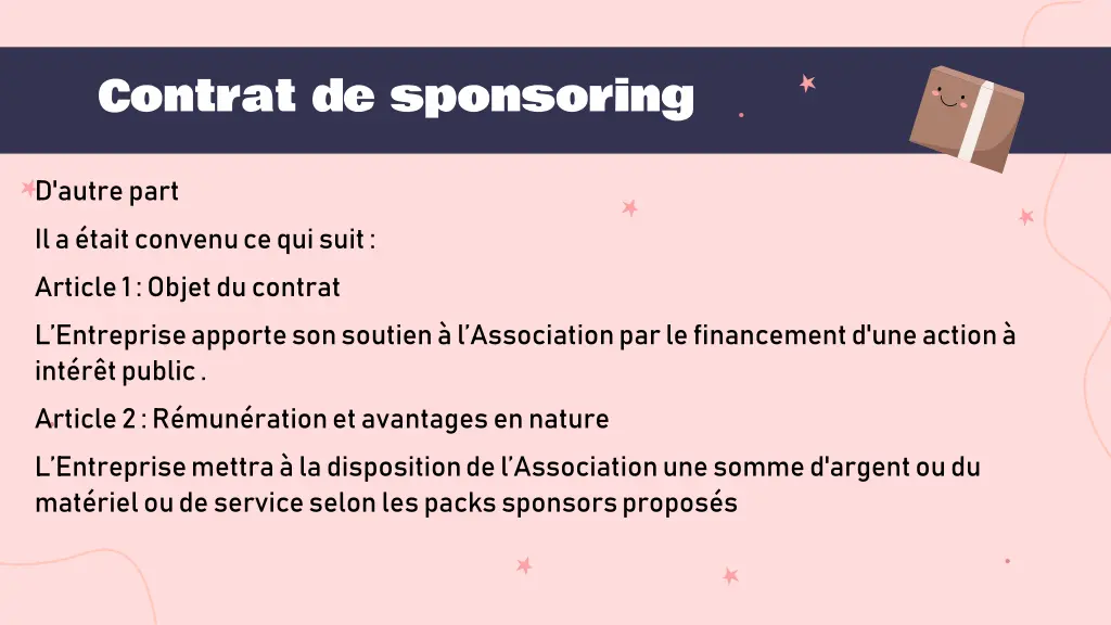 contrat de sponsoring