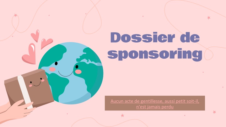 dossier de sponsoring