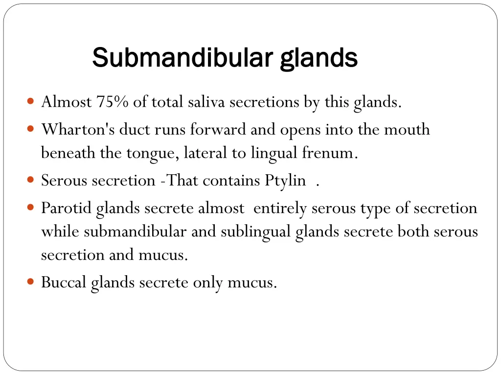 submandibular submandibular glands