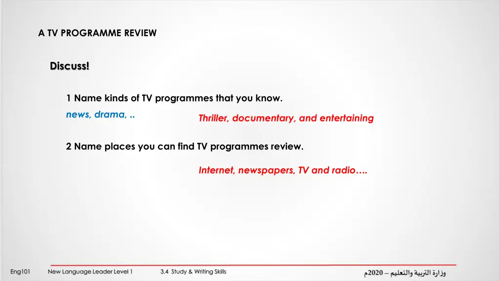 a tv programme review