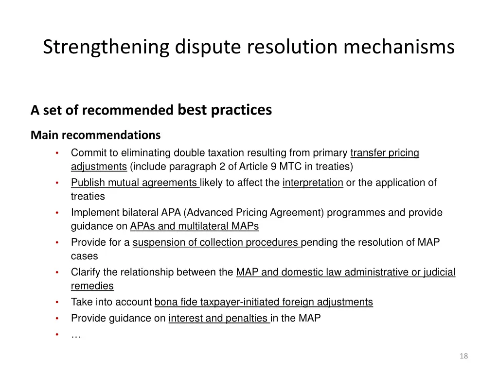 strengthening dispute resolution mechanisms 3