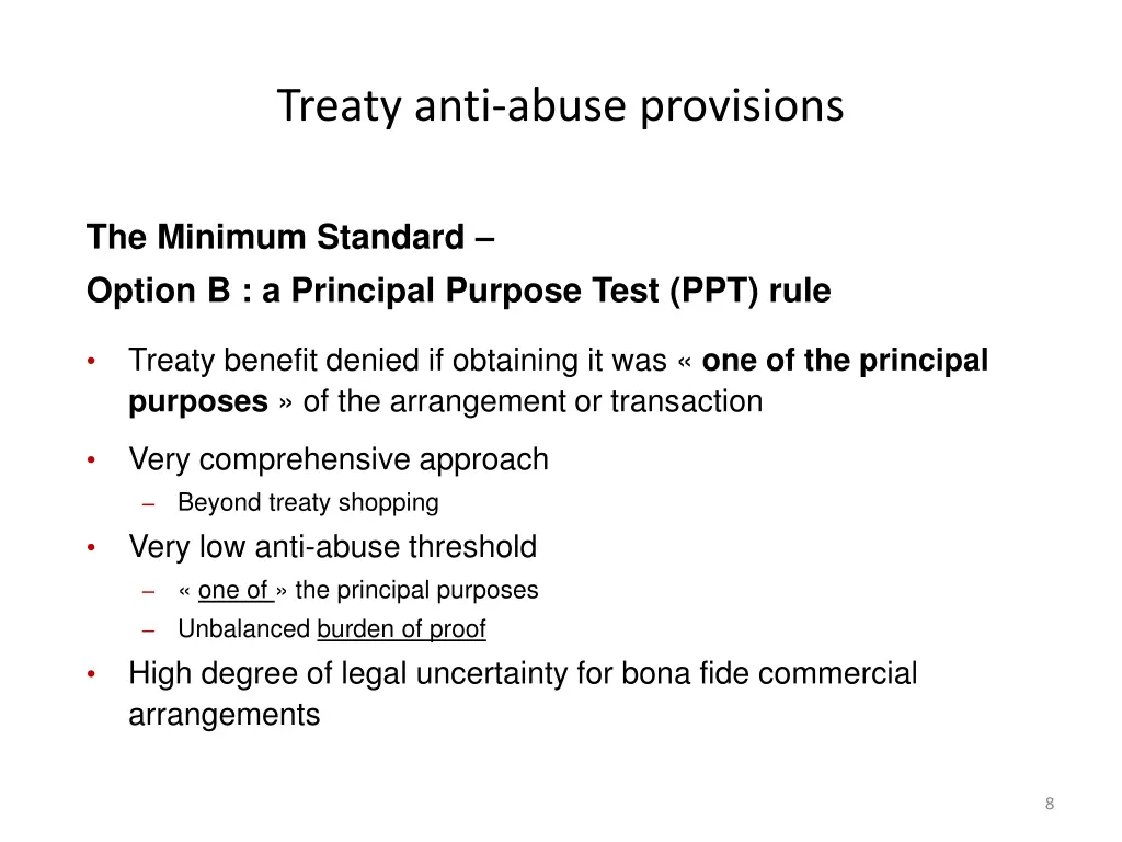treaty anti abuse provisions 3