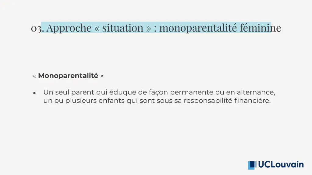 03 approche situation monoparentalit f minine