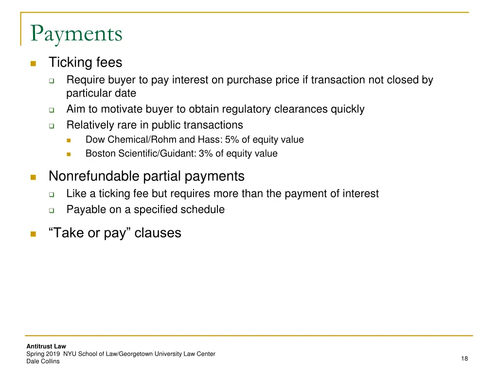 payments