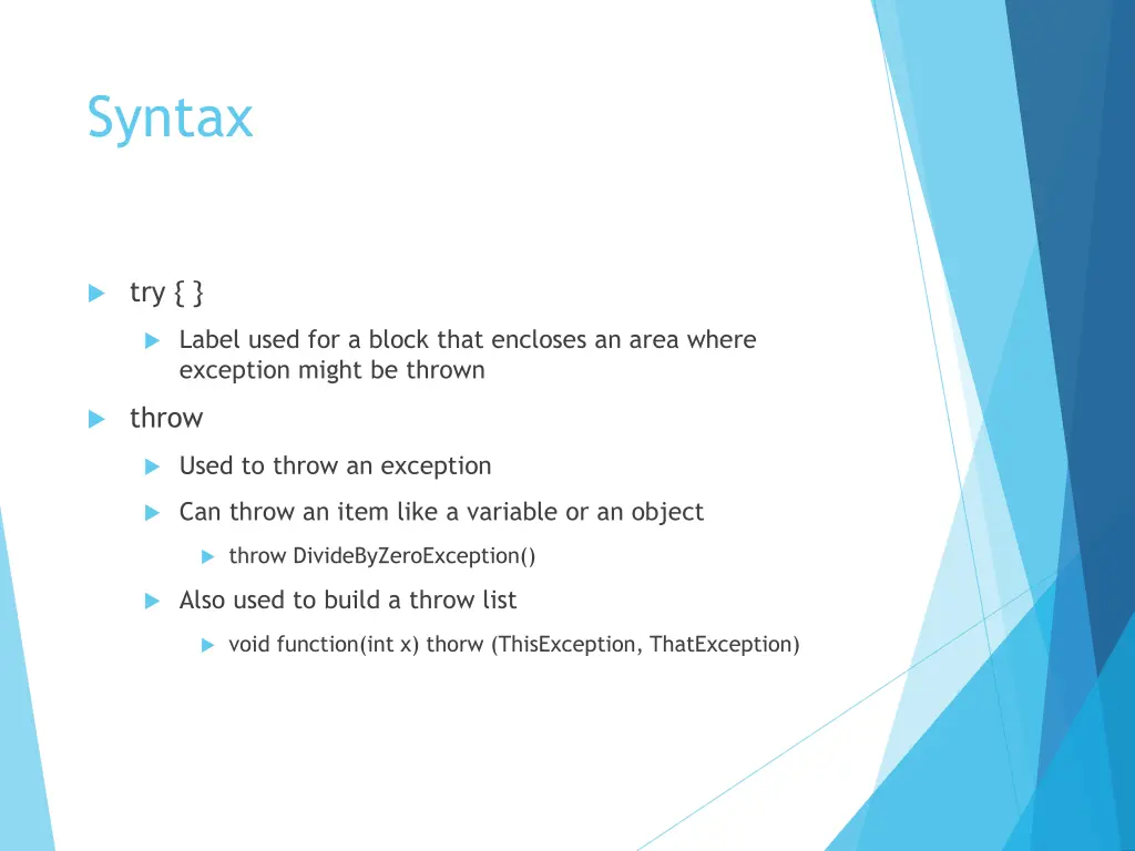 syntax