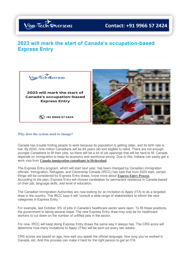2023 will mark the start of canada s occupation