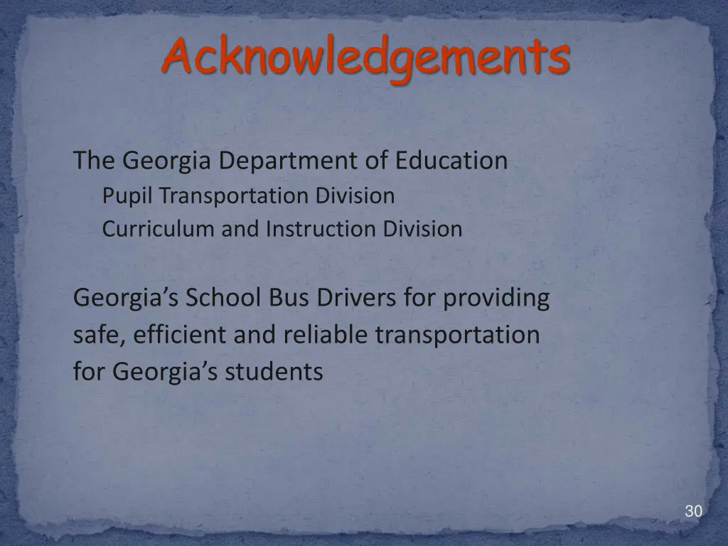 acknowledgements