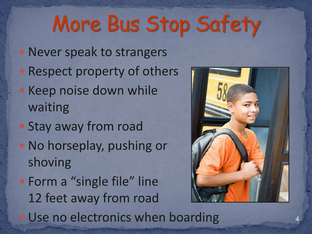 more bus stop safety