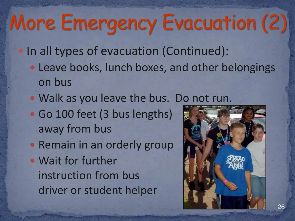 more emergency evacuation 2