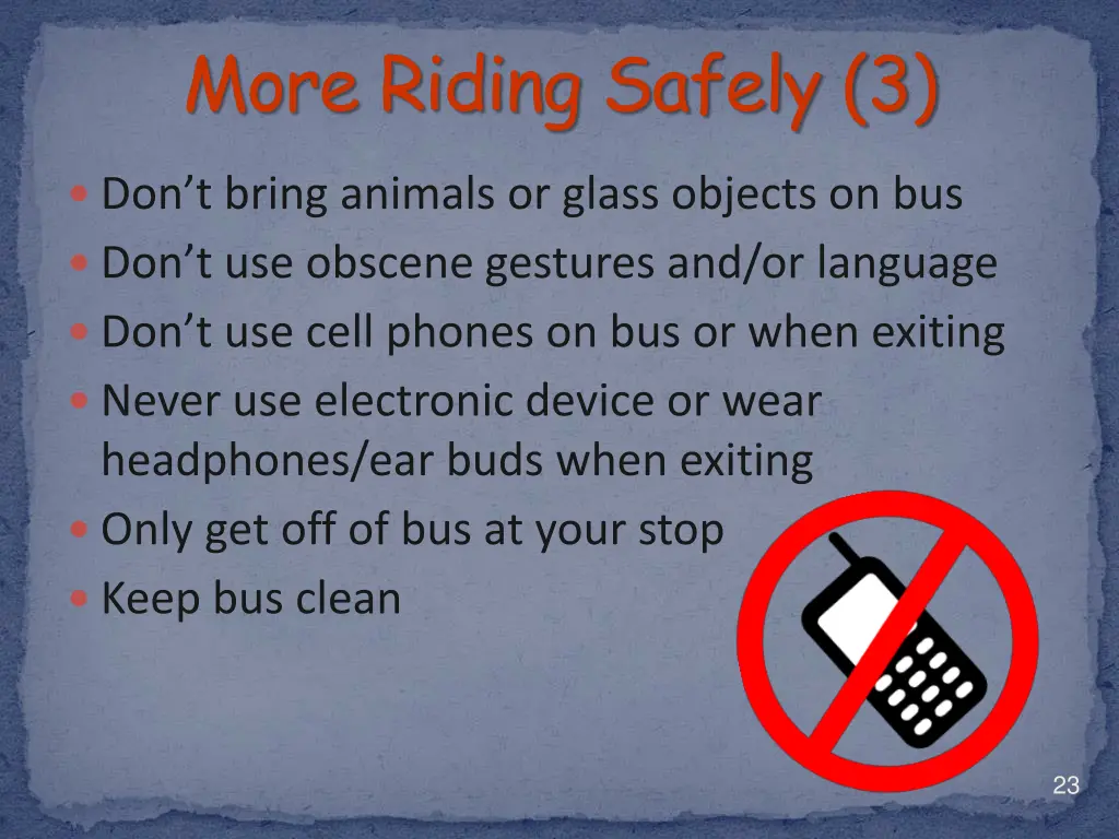 more riding safely 3
