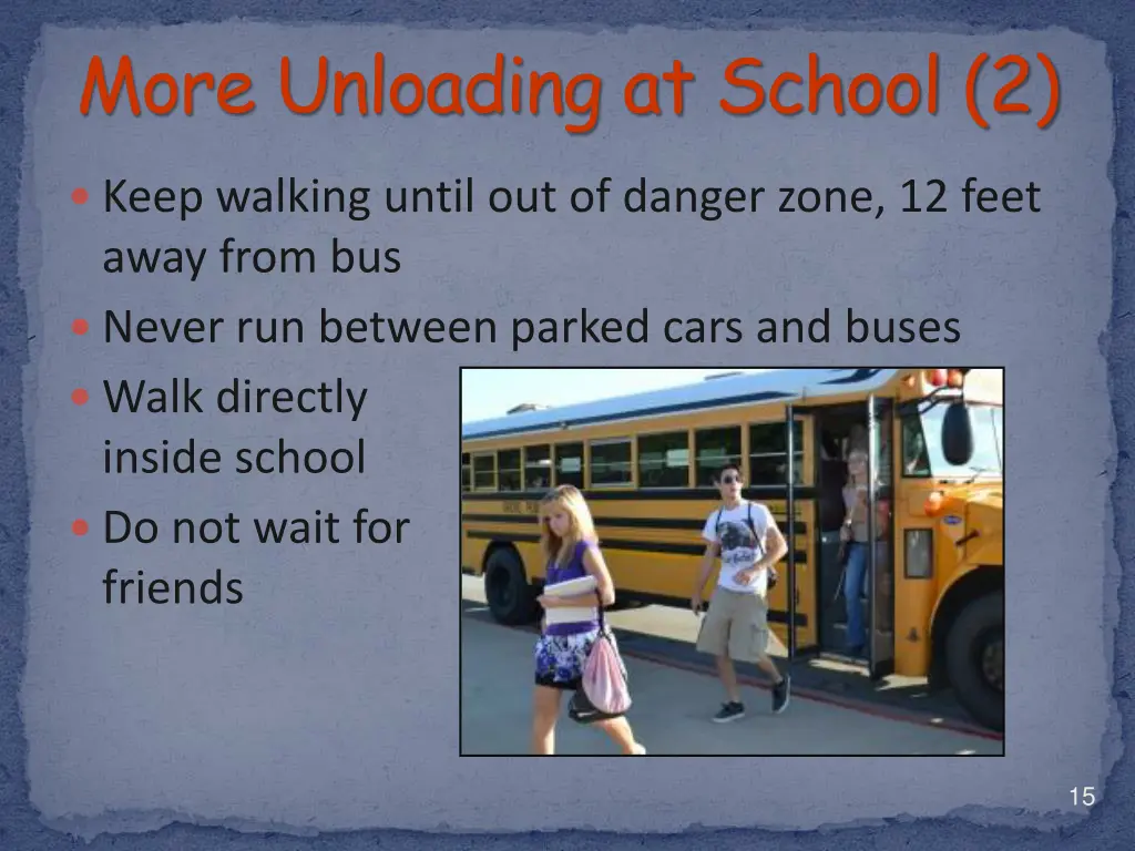 more unloading at school 2
