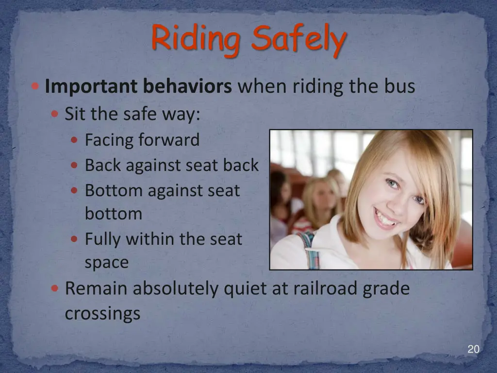 riding safely