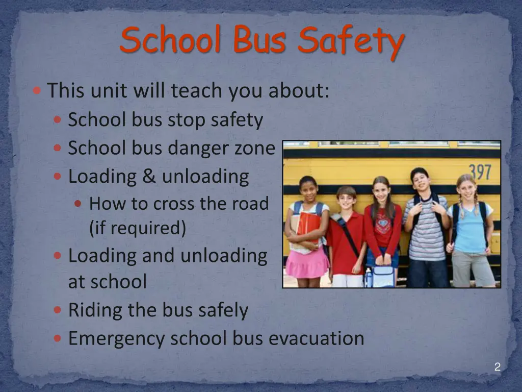 school bus safety