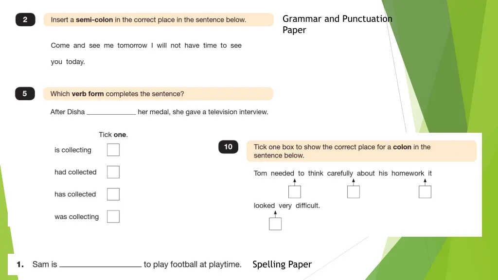 grammar and punctuation paper