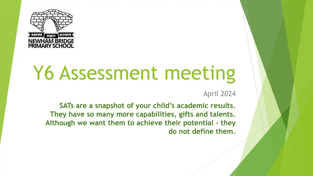 y6 assessment meeting