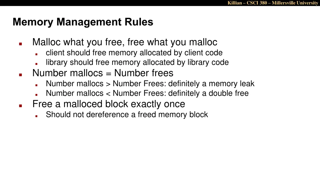 killian csci 380 millersville university 11