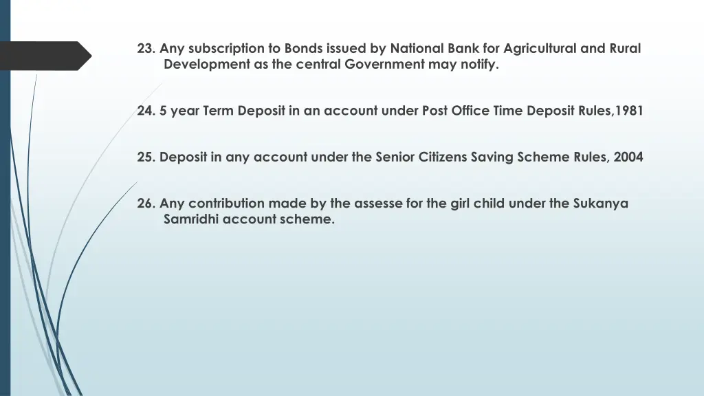 23 any subscription to bonds issued by national