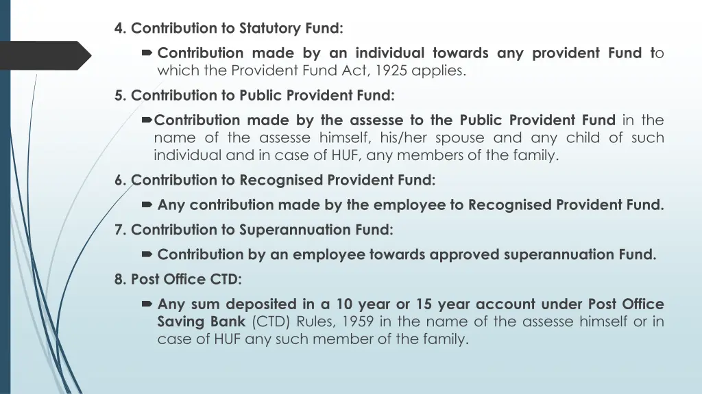 4 contribution to statutory fund contribution