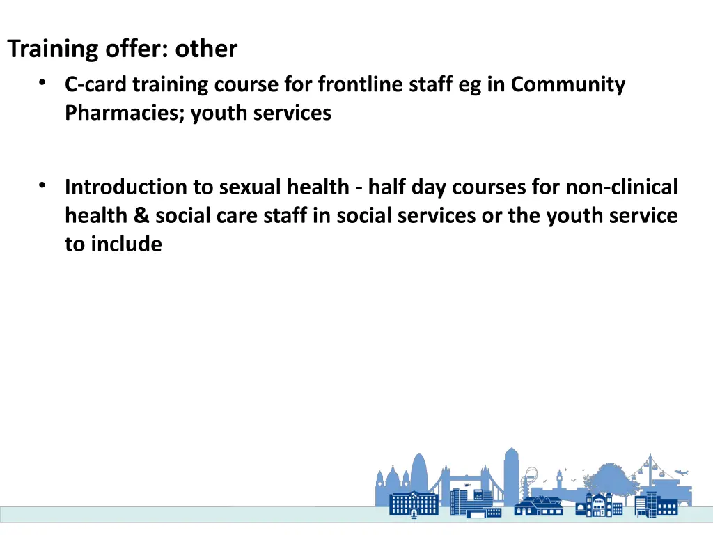 training offer other c card training course