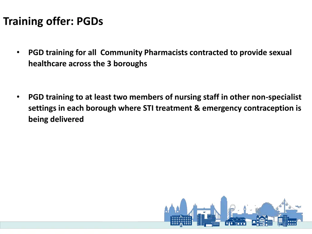 training offer pgds
