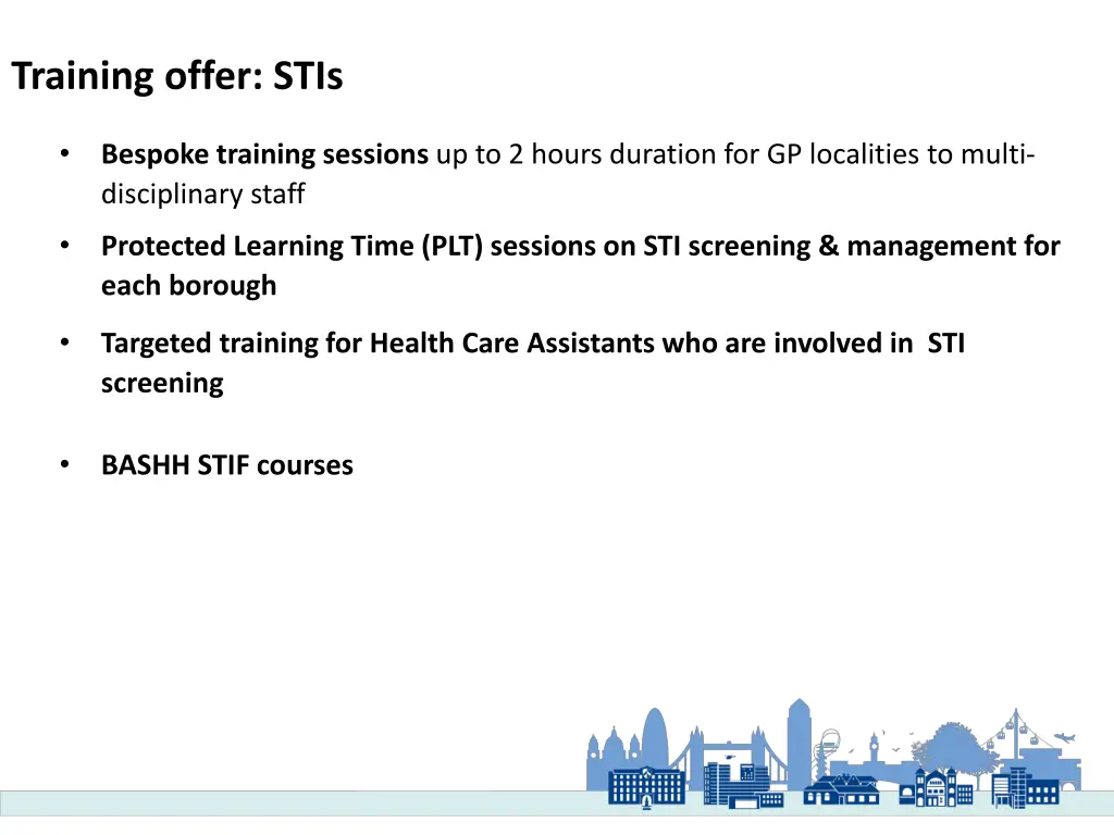training offer stis