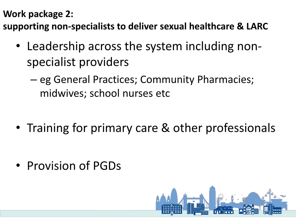 work package 2 supporting non specialists