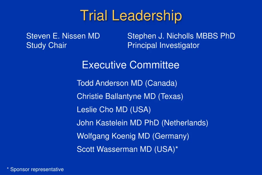 trial leadership